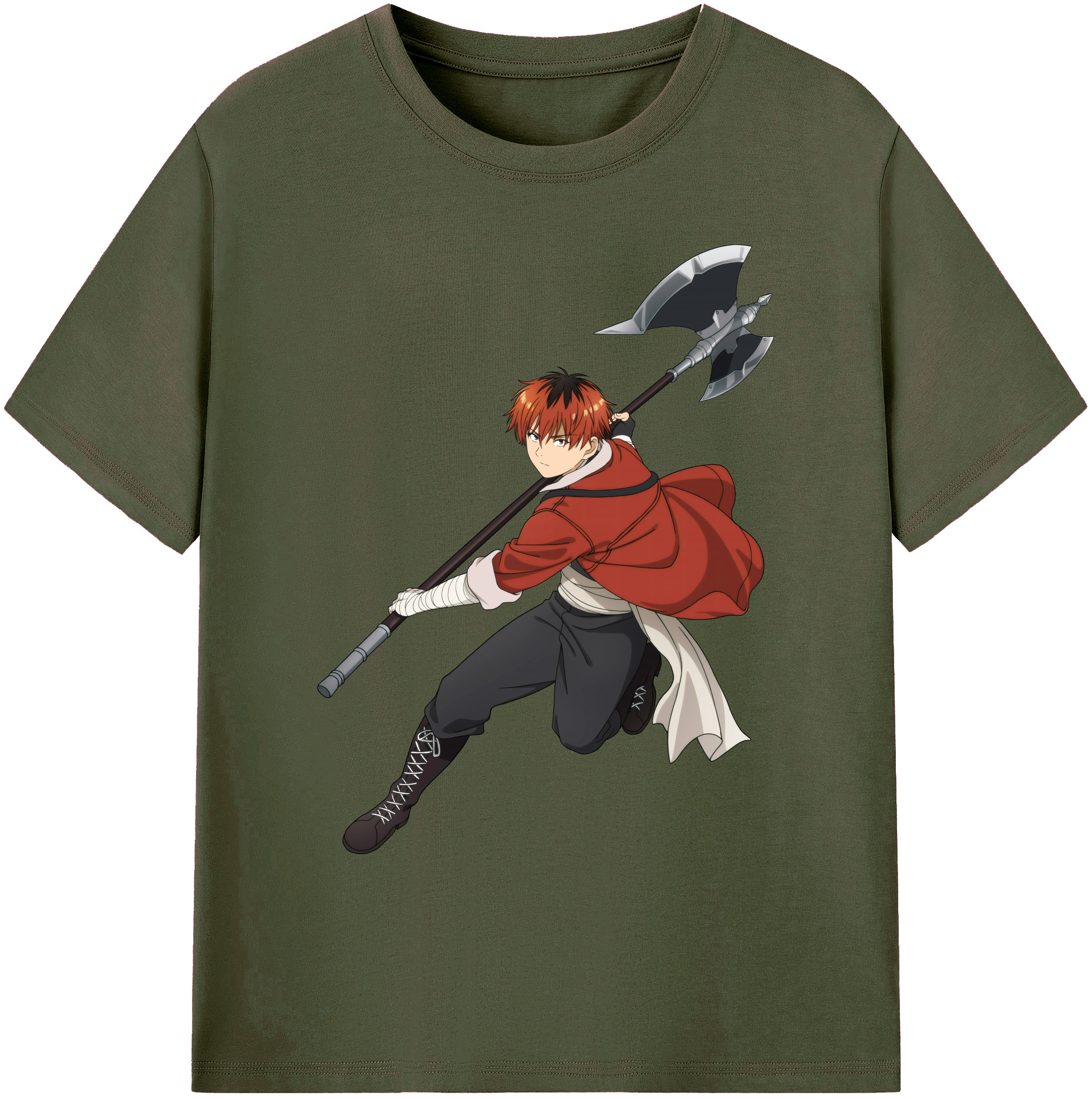 （画像用） 葬送のフリーレン Frieren 綿100％ メンズ半袖Tシャツ｜肌触りやわらか＆通気性